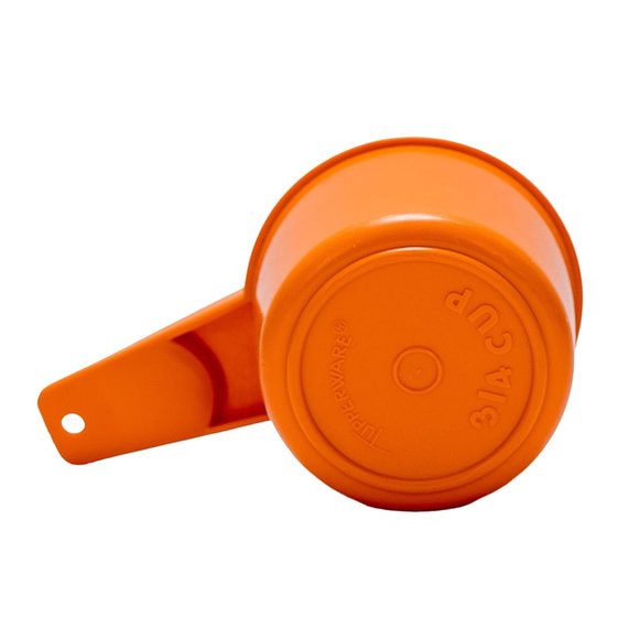 Tupperware 3/4 Cup Measuring Harvest Orange 70s VTG Replacement Kitchen 762 - Picture 7 of 7